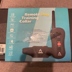 Remote dog training collar